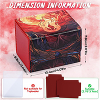Boîte de pont pour cartes à collectionner Commander Deck Box Sidewinder One Pieces Yugion MTG Patterns Covers