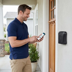 Cerradura Inteligente Bilixo K01, Caja de Seguridad IP65 Impermeable de Acero Inoxidable y Aluminio, Desbloqueo con Tarjeta Externa, Compatible con las Aplicaciones Tuya y TTlock - Product Image 4