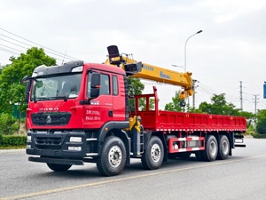 Camion-grue Sinotruk Howo 6X4 10 tonnes, 8x4 15 tonnes, Camion benne 20 tonnes avec grue, Grues de camion à vendre - Product Image 4