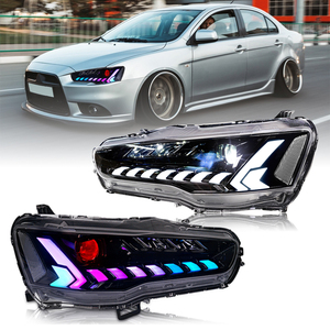 Faro A145-RGB per Mitsubishi Lancer <span class=keywords><strong>EVO</strong></span> 2008-2025, Proiettore LED con Luce Diurna - Product Image 5