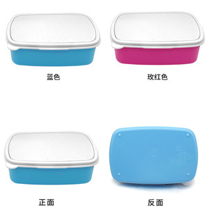 Hot Selling Rechteckige Brotdose Wärme übertragung Sublimation druck für Studenten Büro angestellte Kinder für Obsts alat - Product Image 2
