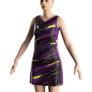 ODM men's thể hình nhanh khô tập thể dục cuộc thi thể thao Váy Quần vợt phụ nữ Funky netball Dress - Product Image 5