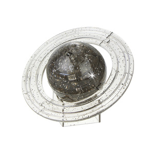 Bricolage assemblage jouet cerveau système solaire 3d cristal puzzle 40pcs saturne pour enfants - Product Image 4