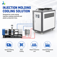 Refroidisseur de machine de moulage par injection industriel automatique à moteur 5 CV haute vitesse, refroidissement par ventilateur haute efficacité