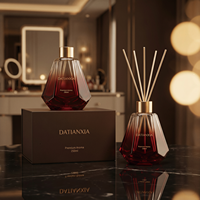 Diffuseur d'huiles essentielles conique en verre et rotin, écologique et luxueux, sans alcool, parfum longue durée, 60 ml, 250 ml, couleurs personnalisables
