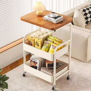 Carrito de Almacenamiento Metálico de Estilo Moderno, con Múltiples Niveles, Móvil, para Cocina, Sala de Estar, Mesa, Tabla para Servir Aperitivos - Product Image 2