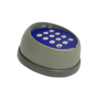 433.92MHz Keypad Kode Bergulir 2CH Kunci Pintu Digital Nirkabel dengan Kata Sandi untuk Kontrol Jarak Jauh, Masuk dengan Keypad, Pembuka Pintu Garasi/Pintu Geser