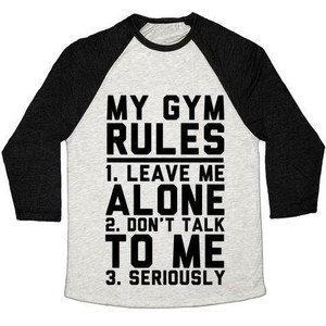 Camiseta de béisbol unisex Tri-Blend de My Gym Rules - Product Image 2