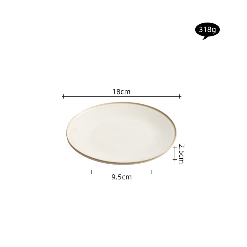 assiette de 7 pouces