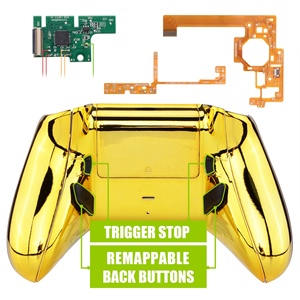 EXtremeRate Cromado Dorado Mejorado, Botones Programables y Remapables de Alta Gama y Bloqueo de Gatillos para Mando Xbox One S X Modelo 1708 - Product Image 1