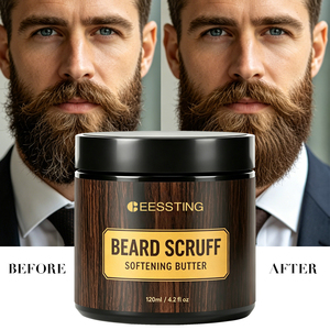 Producto para el Cuidado de la Barba con Logotipo Personalizado, Hidratación Profunda, Suaviza la Piel Seca, Aporta Brillo y Fijación Ligera, Manteca Suavizante para Barba - Product Image 2
