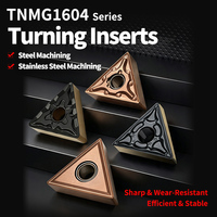 Plaquettes de tournage triangulaires indexables en carbure IRON ROOT TNMG 160404 160408 160412 MA PF TG2155S TG4245S pour porte-outils MTJNR/L
