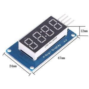 For 0.36&quot; 4-Digit Tube LED Segment <strong>Display</strong> Module and Cable Kit TM1637 Drive Chip Tube Clock <strong>Display</strong> for Arduino <strong>UNO</strong> <strong>R3</strong> - Product Image 3