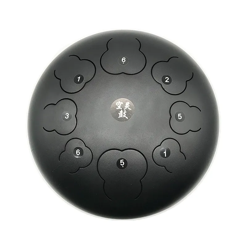 12 Inch 8 Notes Staal Tong Ethereal Drum Handpan <span class=keywords><strong>Instrument</strong></span> Met Beginner Tool Set