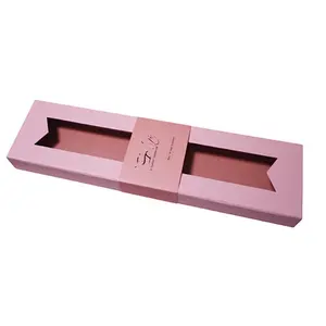 New product paper cardboard hair extension packaging box hair extension package weave hair