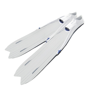 Sirip Freediving Profesional Tahan Lama dari Karet PP, Desain Open Heel Anti-Selip, Kekakuan Sedang, 2 Buah, Ramah Lingkungan untuk Berenang - Product Image 4