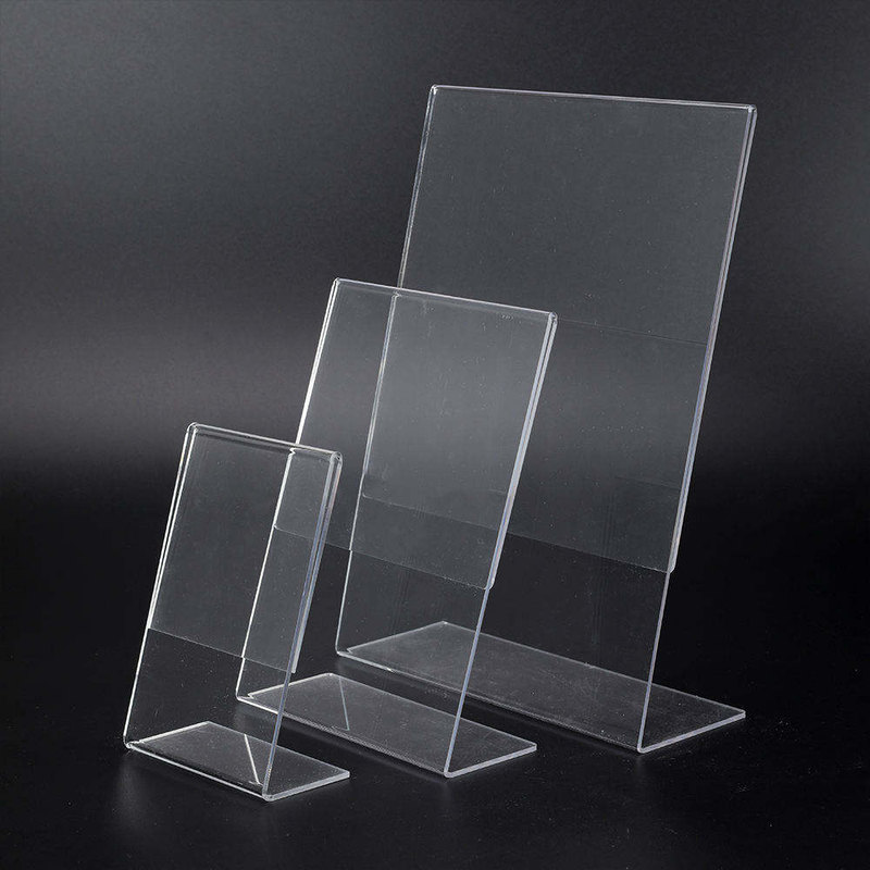 Custom Wholesale L Shape Transparent Desktop