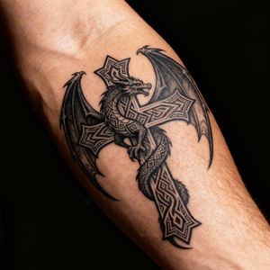 <span class=keywords><strong>Tatuaje</strong></span> temporal de dragón cruzado y dominante, <span class=keywords><strong>tatuaje</strong></span> semipermanente, resistente al agua, dura 2 semanas, <span class=keywords><strong>tatuaje</strong></span> de hierbas realista <span class=keywords><strong>para</strong></span> el cuerpo del brazo - Product Image 3