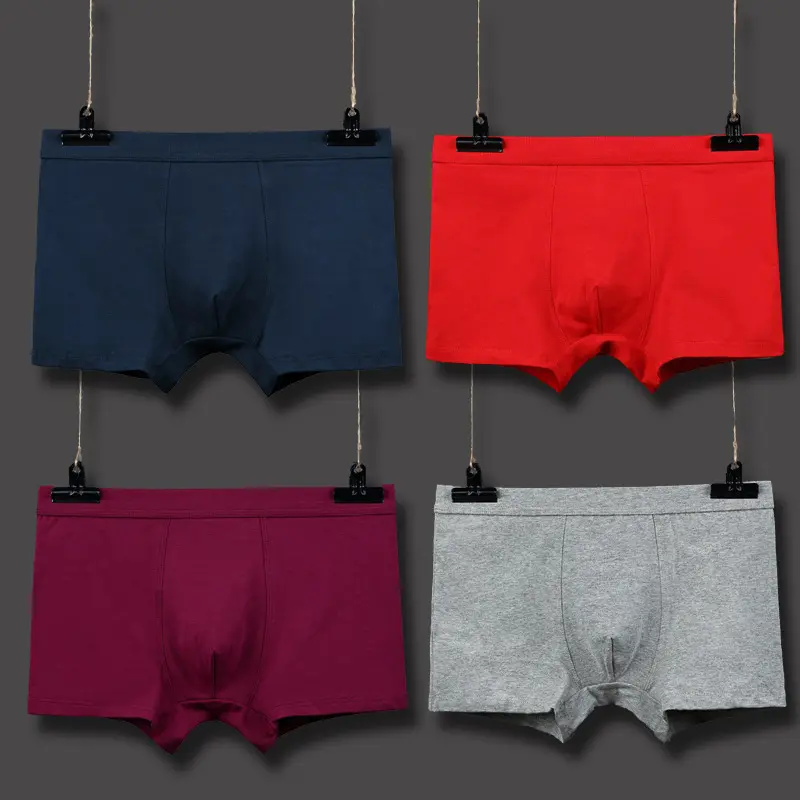 Wholesale High Quality Underwear For Man Classical Cotton Boxer shorts Male Basics Boxer Briefs