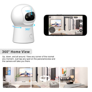 Tuya Hd Network Camera Y8 Indoor Panoramic With Night Vision Motion Detection Two Way Audio Baby Monitor - Product Image 2