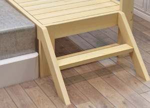 <span class=keywords><strong>Cama</strong></span> Infantil de Madera Maciza con Barandilla, Cuna Individual Económica, <span class=keywords><strong>Cama</strong></span> Grande Combinable para Bebés - Product Image 5