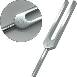 Diapason Medco 512 Hz en alliage d'aluminium avec marteau et housse en tissu pour les cliniques et les tests auditifs - Product Image 4