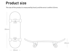 Vente en gros 1 ensemble de skateboards à doigts en bois, jouet professionnel avec supports, ensemble de skate à doigts, nouveauté, cadeau de Noël pour enfants - Product Image 6