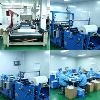 Draps et housses de lit jetables médicaux en papier, 2 couches, lot individuel