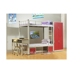 Meubles de dortoir gros adolescents double lit superposé avec <span class=keywords><strong>bureau</strong></span> - Product Image 1