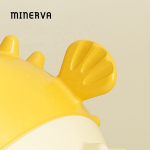 Minerva toptan gıcırtılı Blowfish Pet sızdıran gıda köpek oyuncak topu taşlama diş temizleme topu bulmaca interaktif eğitim köpek oyuncaklar - Product Image 5