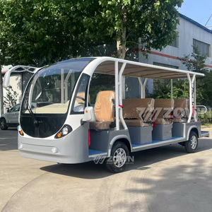 รถบัสไฟฟ้าแบบเปิดประทุน เสียงเบา สำหรับการท่องเที่ยวชมวิว บริการขนส่งผู้โดยสาร เหมาะสำหรับพื้นที่ชมวิว มหาวิทยาลัย และรีสอร์ท - Product Image 5