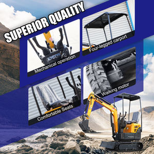 Mini-graafmachine US magazijn direct leverbaar huishoudelijke graafmachine 1 ton 1,2 ton rups hydraulische mini-graafmachine te koop - Product Image 5