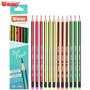 lápis coloridos personagens Suppliers-Atacado venda quente escola bao gong papelaria conjunto crianças lápis colorido criativo