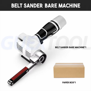 Meuleuse à bande électrique portative, moteur sans balais, sans poussière, pour le polissage du métal et du bois - Product Image 5