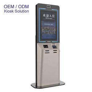 Kiosque d'enregistrement d'hôtel 27 32 pouces Distributeur de cartes de chambre Borne de terminal de paiement Verifone <span class=keywords><strong>Ingenico</strong></span> - Product Image 5