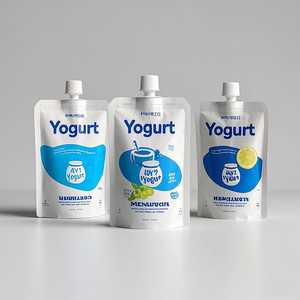 Tùy chỉnh in ấn <span class=keywords><strong>doypack</strong></span> 150ml 200ml 500ml đứng Pouch bé thực phẩm vòi nước trái cây uống nước giải khát Thạch Sữa Chua Túi - Product Image 2