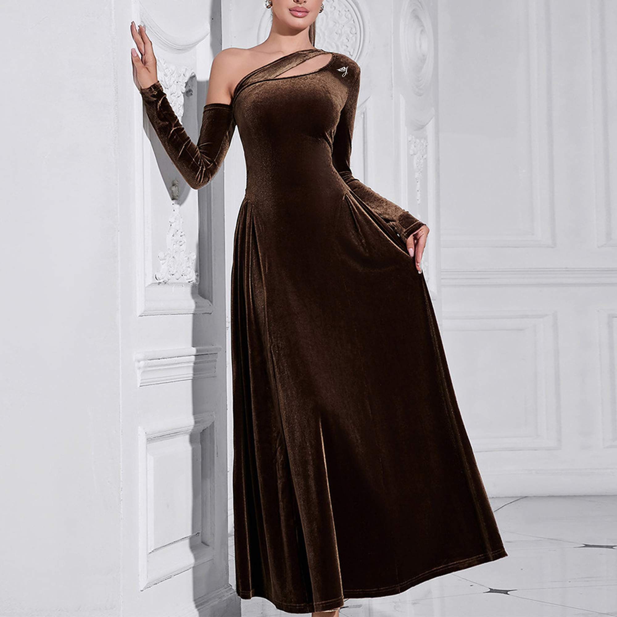 Custom Wholesale One-Shoulder Long Sleeves With High Slits Woman Diner Dress Formal Gown Women Party| Alibaba.com Custom Wholesale One-Shoulder Long Sleeves With High Slits Woman Diner Dress Formal Gown Women Party| Alibaba.com