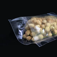 Vochtbestendige, zelfdichtende, transparante plastic verpakkingen met opdruk voor kauwgom, dierenvoer en gedroogd fruit.
