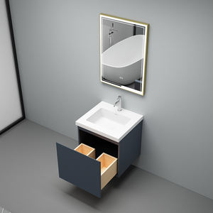 High Quality <b>Wall</b>-mounted Solid <b>Wood</b> <b>Bathroom</b> Vanity with Soft-closing Construction from Vietnam <b>bathroom</b> <b>cabinet</b> - Product Image 3