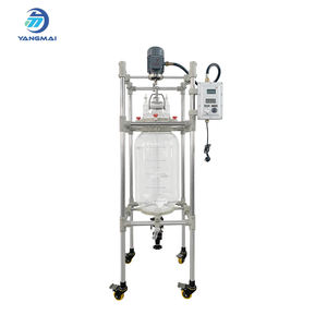 Réacteur en verre monocouche <span class=keywords><strong>de</strong></span> 50 L pour la synthèse chimique et le développement <span class=keywords><strong>de</strong></span> procédés <span class=keywords><strong>de</strong></span> laboratoire - Product Image 1