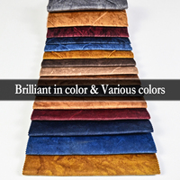 Nouveau produit velours hollandais à ultrasons uni 100% Polyester pour canapé meubles rideau maison Textile vêtements oreiller