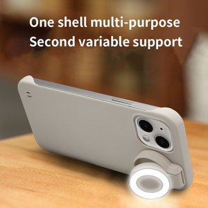 Wholesale 2023 Hot Popular Colorful <strong>Mobile</strong> <strong>Phone</strong> Protect Shell for iphone 14 13 Pro Max <strong>Led</strong> <strong>Flip</strong> Ring Selfie Light <strong>Phone</strong> <strong>Cases</strong> - Product Image 6