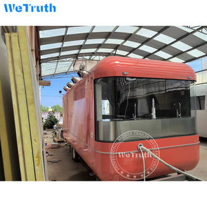 Индивидуальный фудтрак из нержавеющей стали с полным комплектом кухонного оборудования, зоной для барбекю и кофе, устойчивый к ржавчине, для использования на улице - Product Image 4