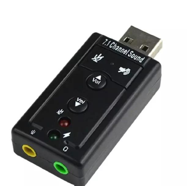 Good Price New Product Audio Interface Sound Card 7.1 Channel Usb2.0 Sound Adapter