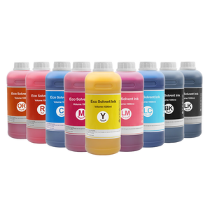 Tinta Ecosolvente Goosam de Melhor Qualidade 1 Litro CMYK para Impressoras Ricoh GEN4 GEN5 GEN6 GH2220 - Product Image 1