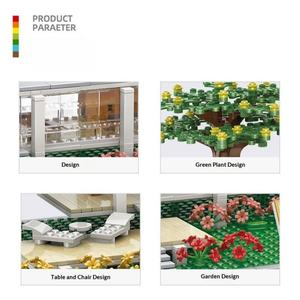 Good Selling Farnsworth House Educational Model Toy American Architectural <b>Plastic</b> Building <b>Blocks</b> Sets 1:1 Scale Creative - Product Image 3