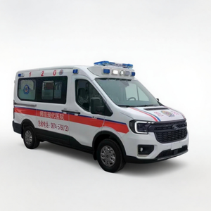 รถพยาบาลดีเซลใหม่คุณภาพสูง Transit T8 หลังคาสูง ระบบกู้ภัยทางการแพทย์มืออาชีพ สำหรับการช่วยเหลือฉุกเฉินก่อนเข้าโรงพยาบาล - Product Image 1