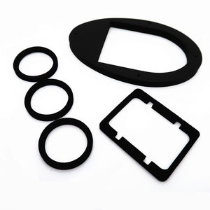 <span class=keywords><strong>Bande</strong></span> d'étanchéité auto-adhésive noire en caoutchouc silicone découpé, <span class=keywords><strong>néoprène</strong></span> CR, EPDM, mousse PORON pour isolation et scellement - Product Image 2