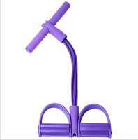 Bande de résistance abdominale réglable en latex pour équipement de fitness à domicile intérieur pour yoga, pilates, sac de sport