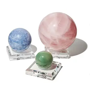 Acrylic Easter Eggs Display Holder,Clear Acrylic Egg Sphere Ball Round Display,Acrylic Sphere Stands